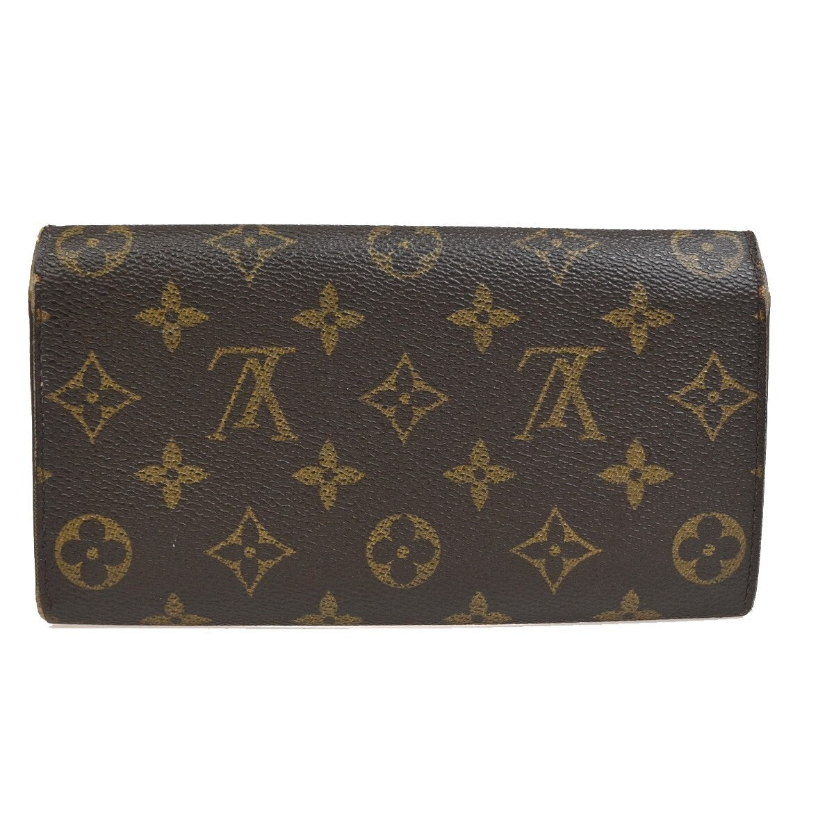 LOUIS VUITTON Porte Monnaie Credit Long Wallet Monogram Leather M61725 01FB564