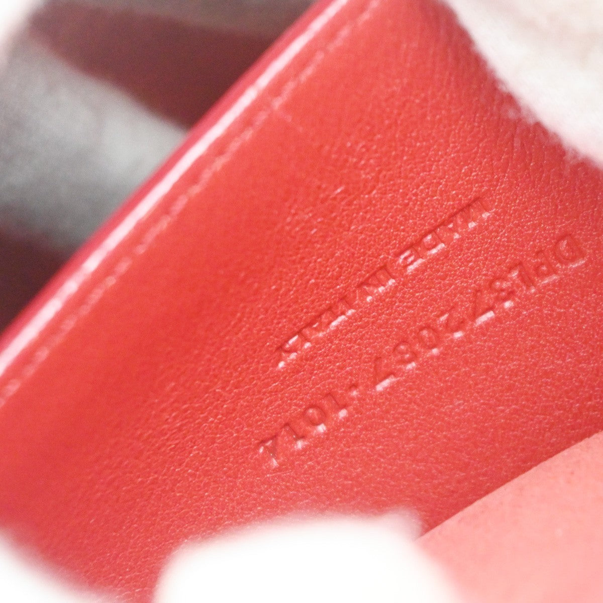 SAINT LAURENT Baby Cabas YSL 2way Shoulder Hand Bag Leather Red Italy 97RL889