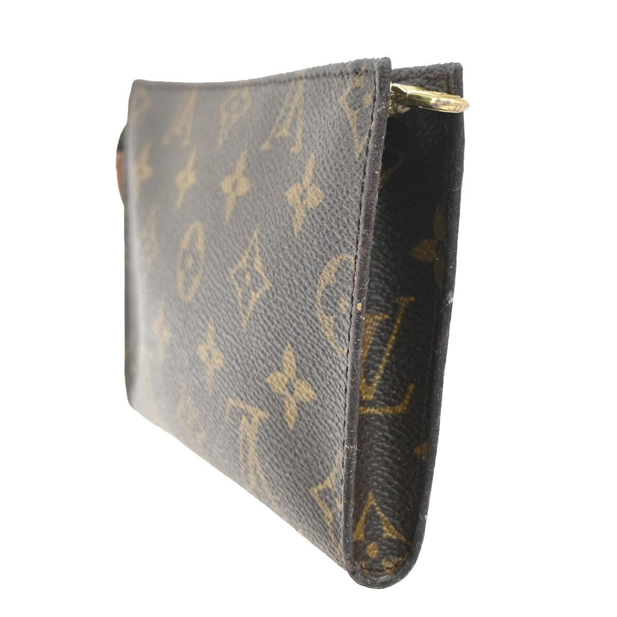 LOUIS VUITTON LV Bucket PM Clutch Pouch Bag Monogram Leather France 05MA351