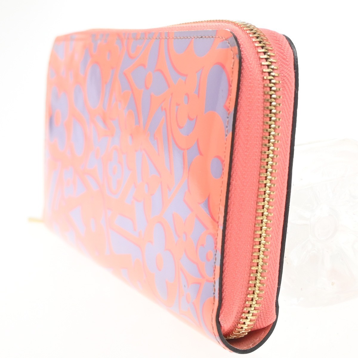 LOUIS VUITTON Zippy Wallet Sweet Monogram Vernis Patent Leather M90124 70MA355
