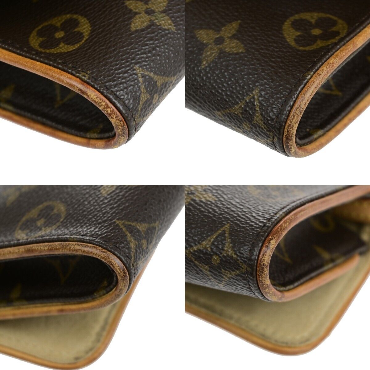 LOUIS VUITTON Pochette Twin PM 2Way Shoulder Clutch Bag Monogram M51854 34EC027