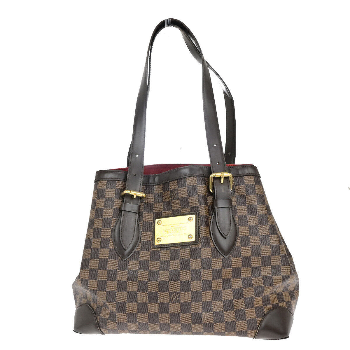 LOUIS VUITLOUIS VUITTON Hampstead MM Shoulder Bag Damer Leather N51204 86YG481