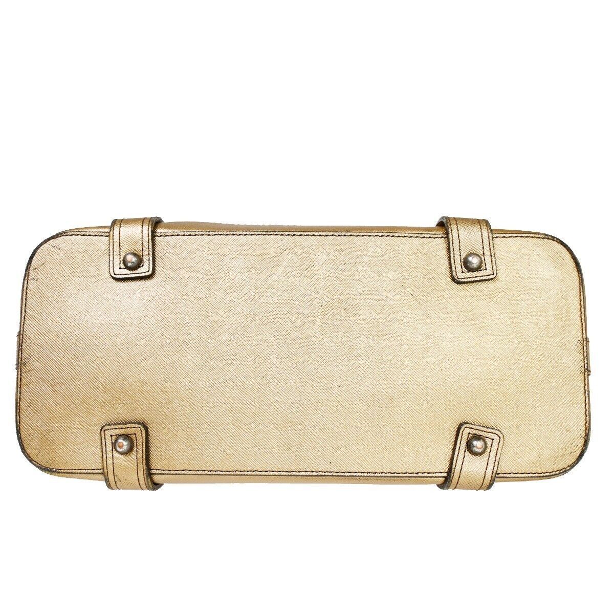 BURBERRY Logo Nova Check Shoulder Bag Canvas Leather Beige Gold Silver 60HB657