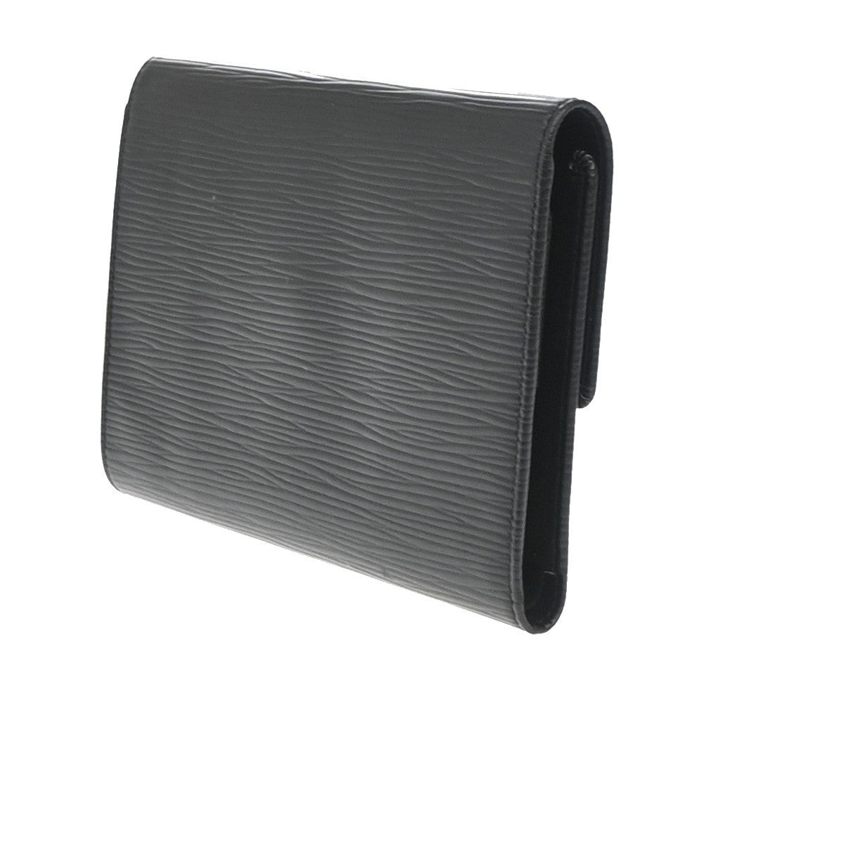 LOUIS VUITTON Porte Tresor Etui Papie Wallet Epi Leather Black M63712 09EG233
