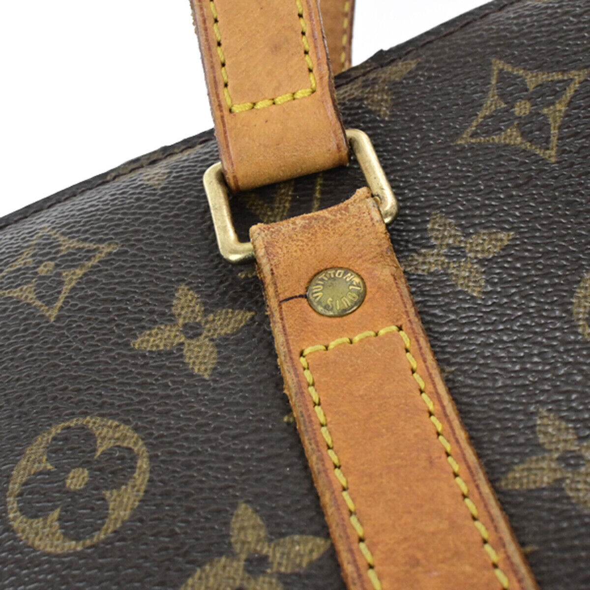 LOUIS VUITTON BABYLONE Shoulder Bag Monogram Leather Brown France M51102 61YG685