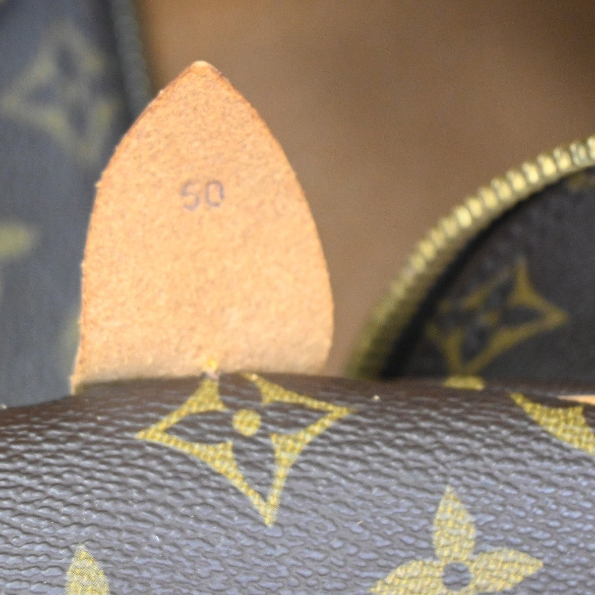 LOUIS VUITTON Keepall 50 Travel Hand Bag Monogram Leather Brown M41426 75MA038