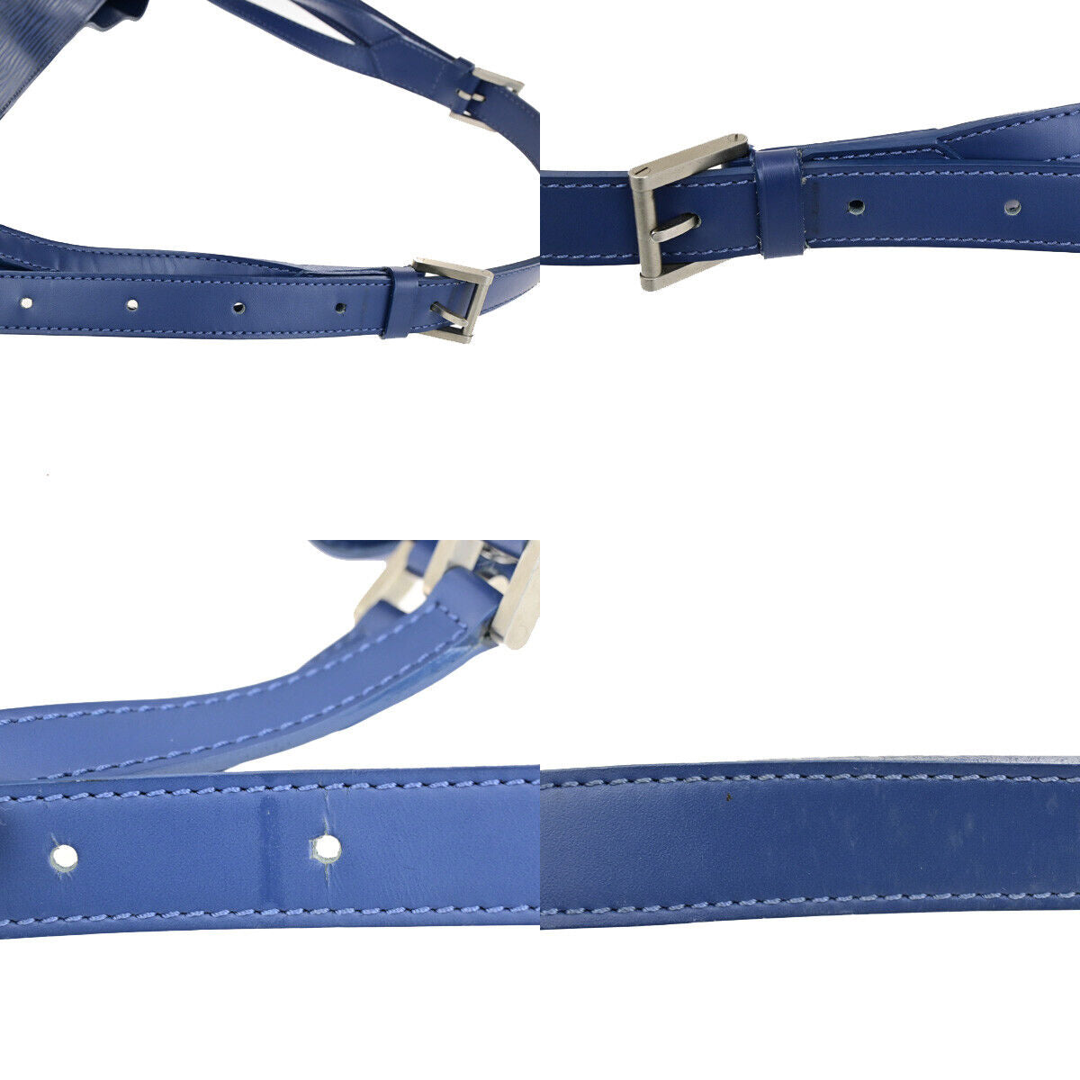 LOUIS VUITTON Mandara MM Shoulder Bag Epi Leather Blue Myrtilles M5889G 83YG598