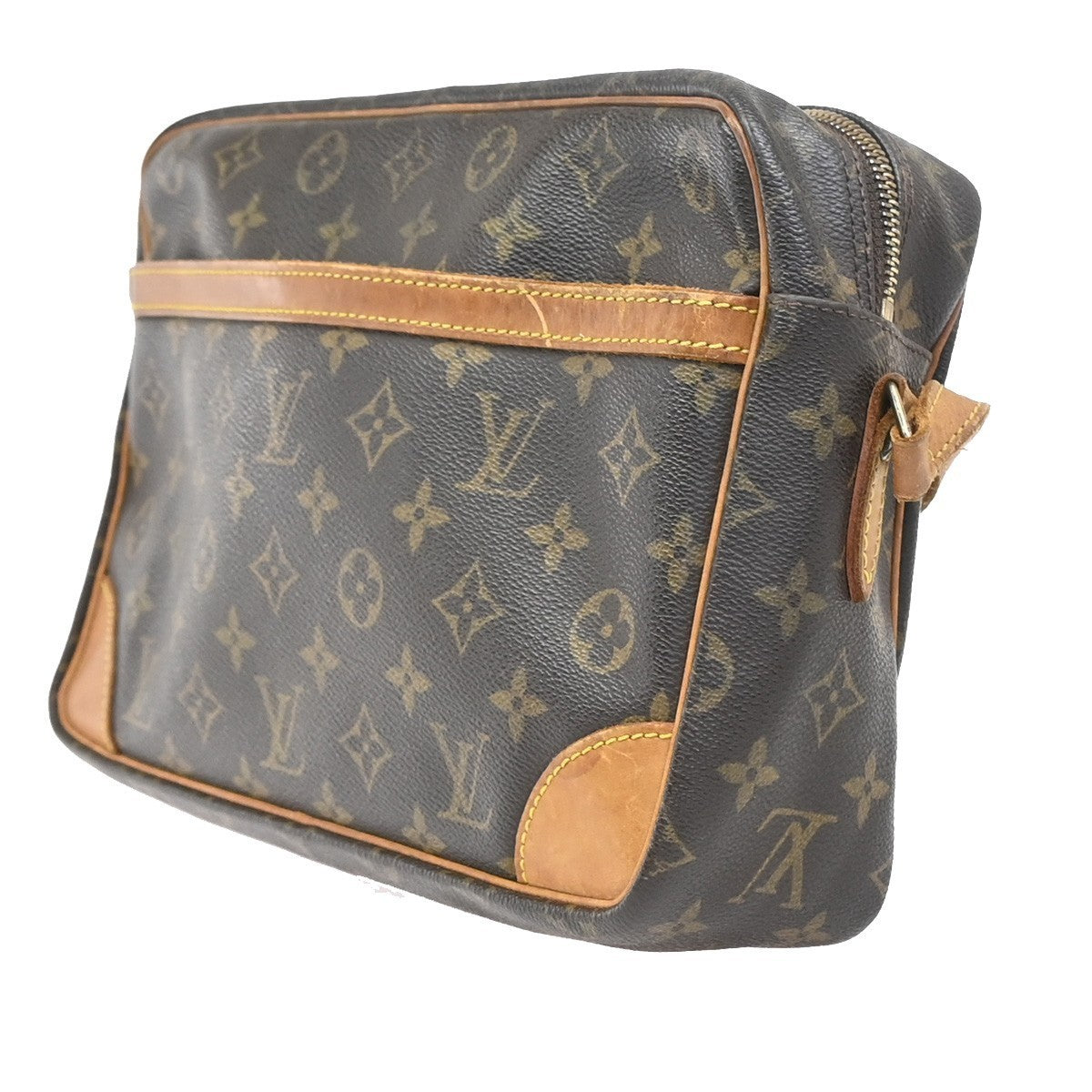 LOUIS VUITTON Trocadero 30 Shoulder Bag Monogram Leather Brown M51272 86EG307