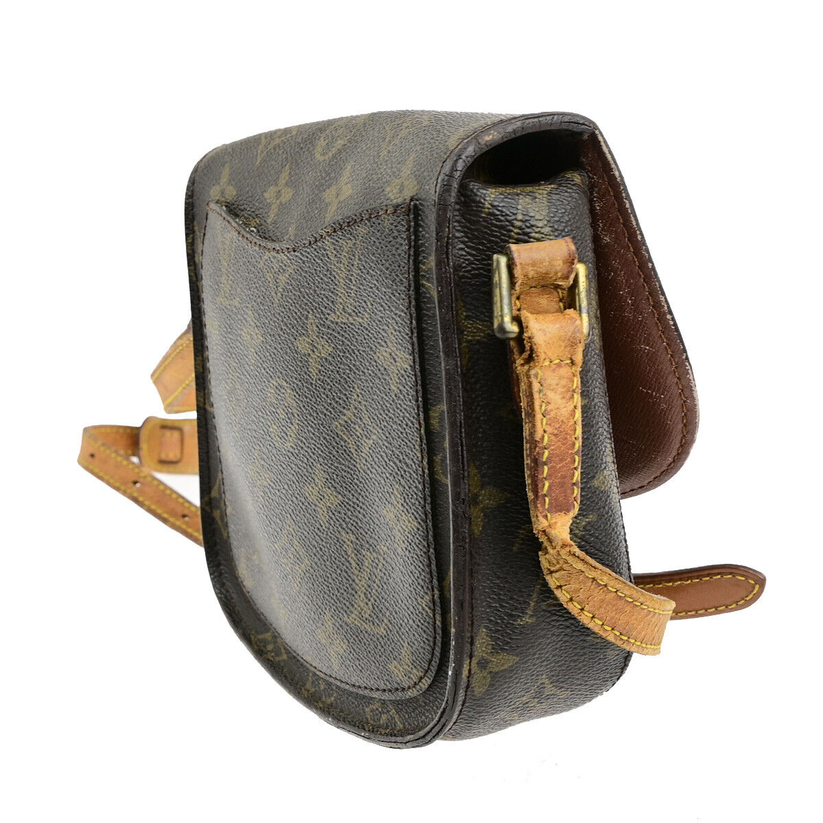 LOUIS VUITTON Mini Saint Cloud Shoulder Bag Monogram Leather BN M51244 04YG772