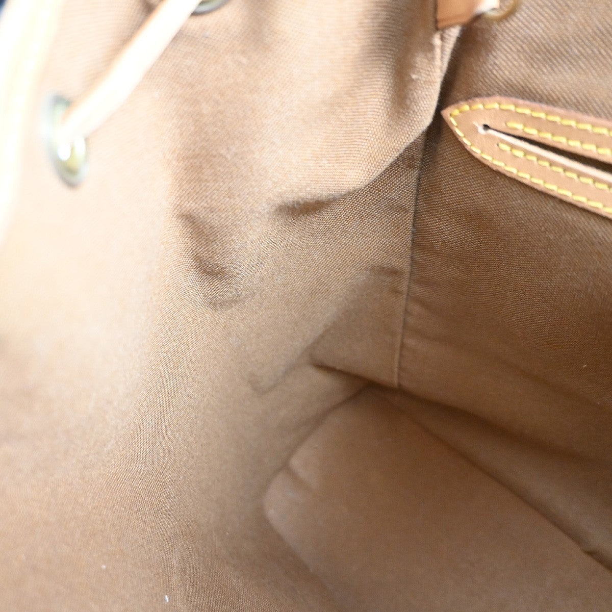 LOUIS VUITTON Montsouris MM Backpack Bag Monogram Leather Brown M51136 90MA414