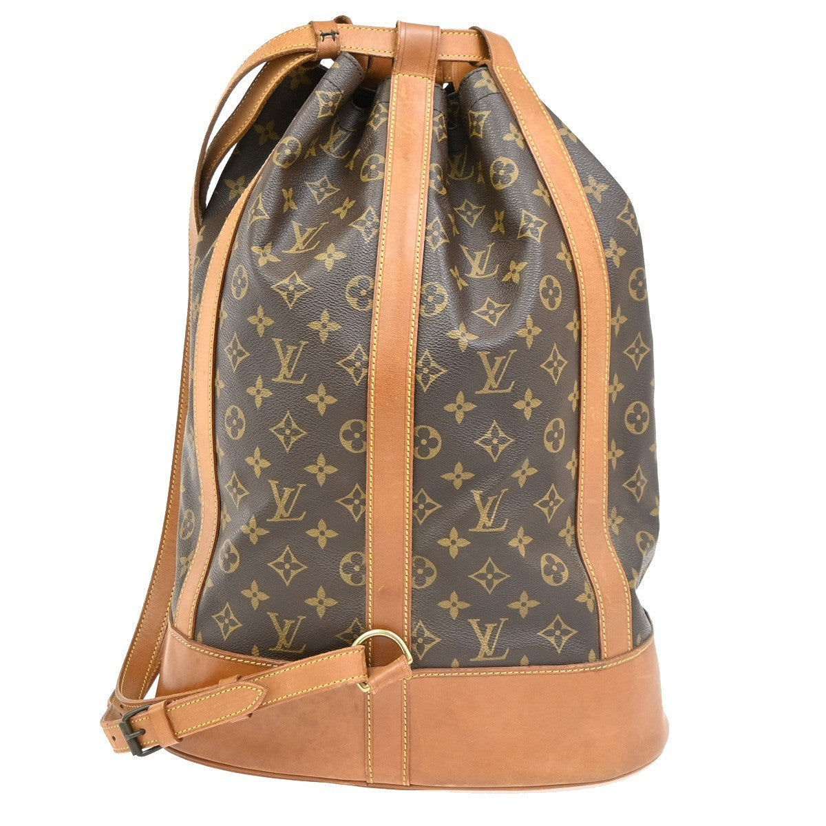 LOUIS VUITTON LV Randonnee GM Shoulder Bag Monogram Leather Brown M42244 83PA110