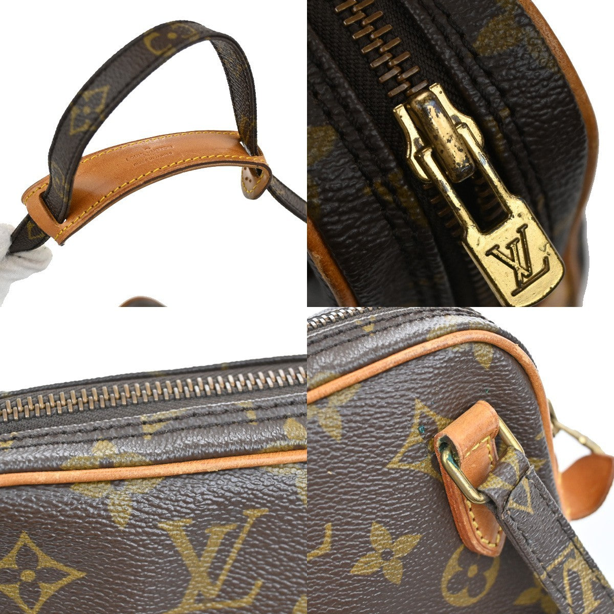 LOUIS VUITTON Marly Bandouliere Shoulder Bag Monogram Leather BN M51828 82AA068