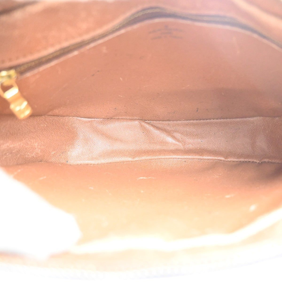 LOUIS VUITTON Jeune Fille GM Shoulder Bag Monogram Leather Brown M51225 65MA379