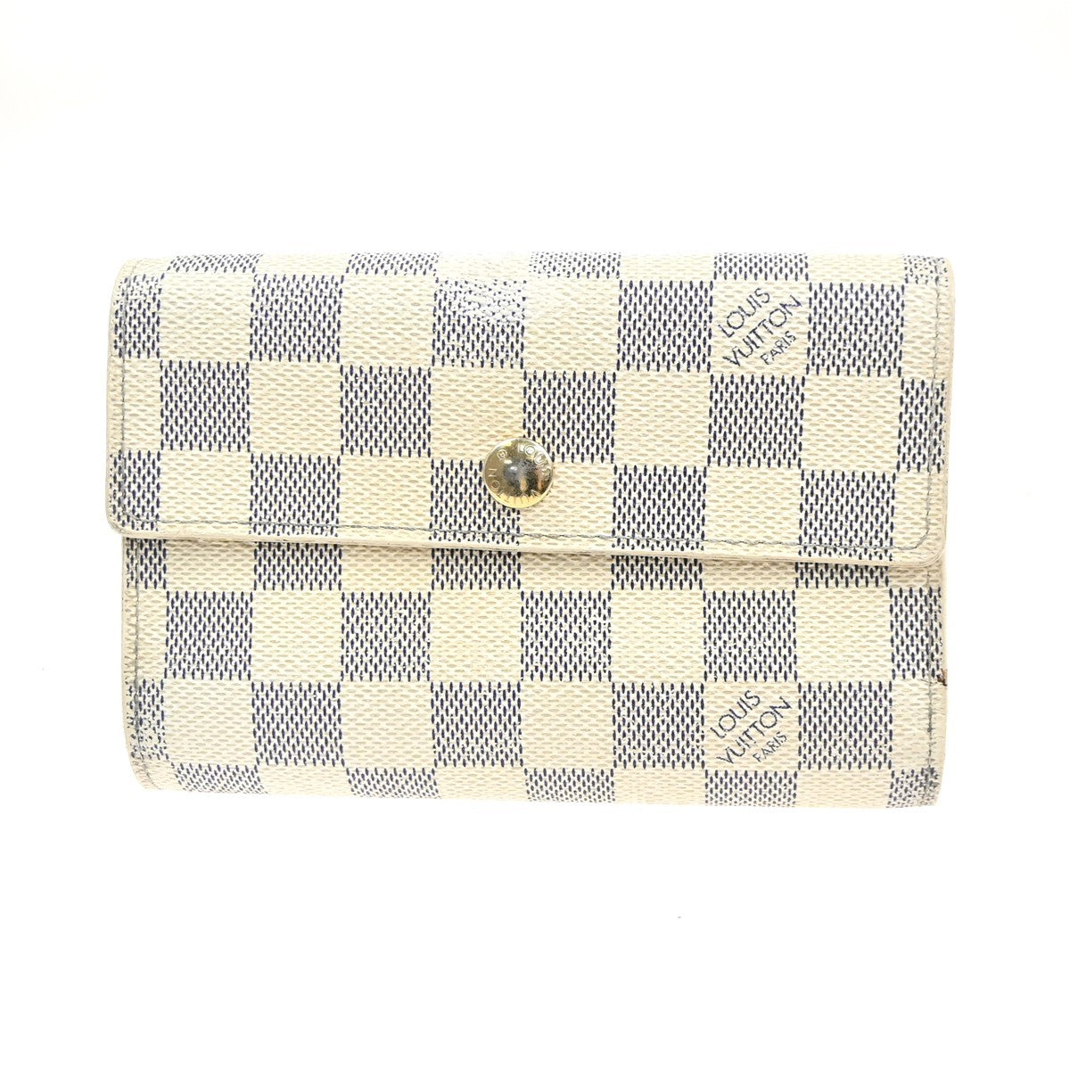 LOUIS VUITTON Portefeuille Alexandra Wallet Damier Azur Leather N63068 67KC474