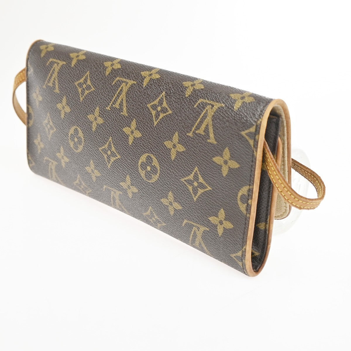 LOUIS VUITTON Pochette Twin GM 2Way Shoulder Bag Monogram Brown M51852 82CA664