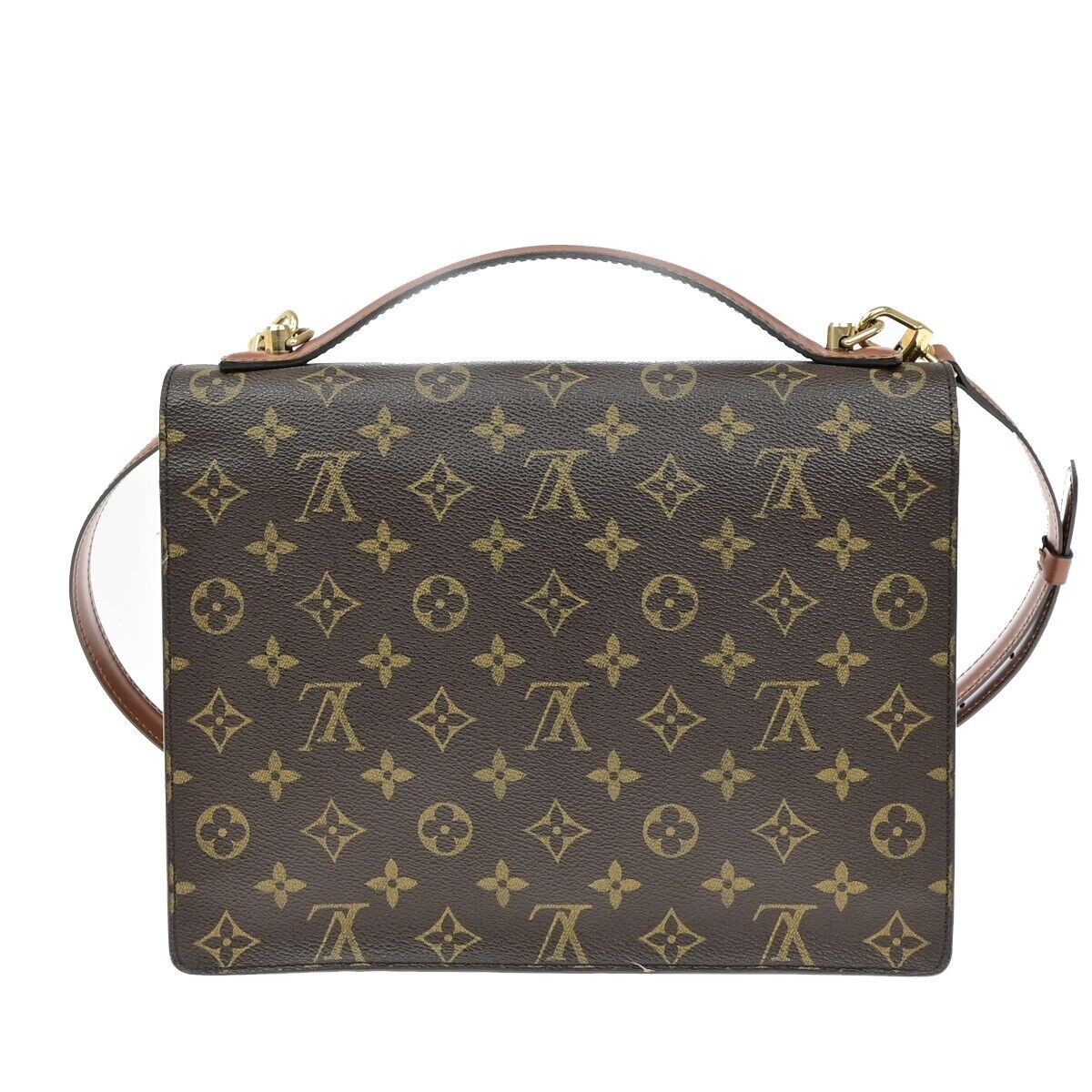 LOUIS VUITTON Monceau 2Way Shoulder Hand Bag Monogram Leather BN M51185 98ED945