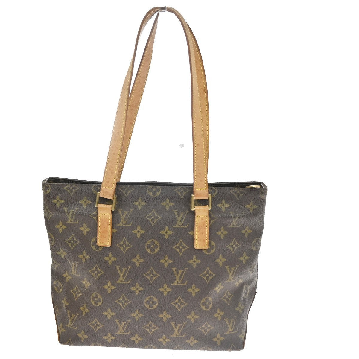 LOUIS VUITTON Cabas Piano Shoulder Bag Monogram Leather Brown M51148 73CA799