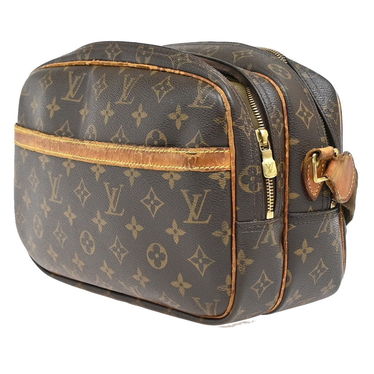 LOUIS VUITTON Reporter PM Crossbody Shoulder Bag Monogram Leather M45254 67EE752