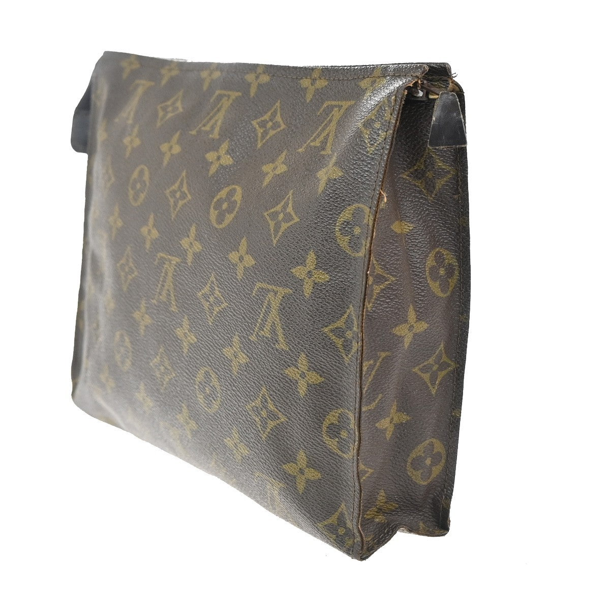 LOUIS VUITTON Poche Toilette 26 Clutch Pouch Bag Monogram Leather M47542 05KC436