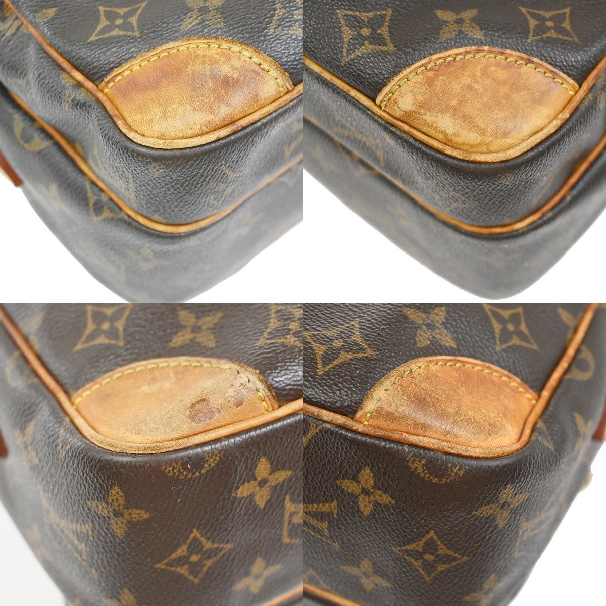 LOUIS VUITTON Nile Crossbody Shoulder Bag Monogram Leather Brown M45244 66SA107