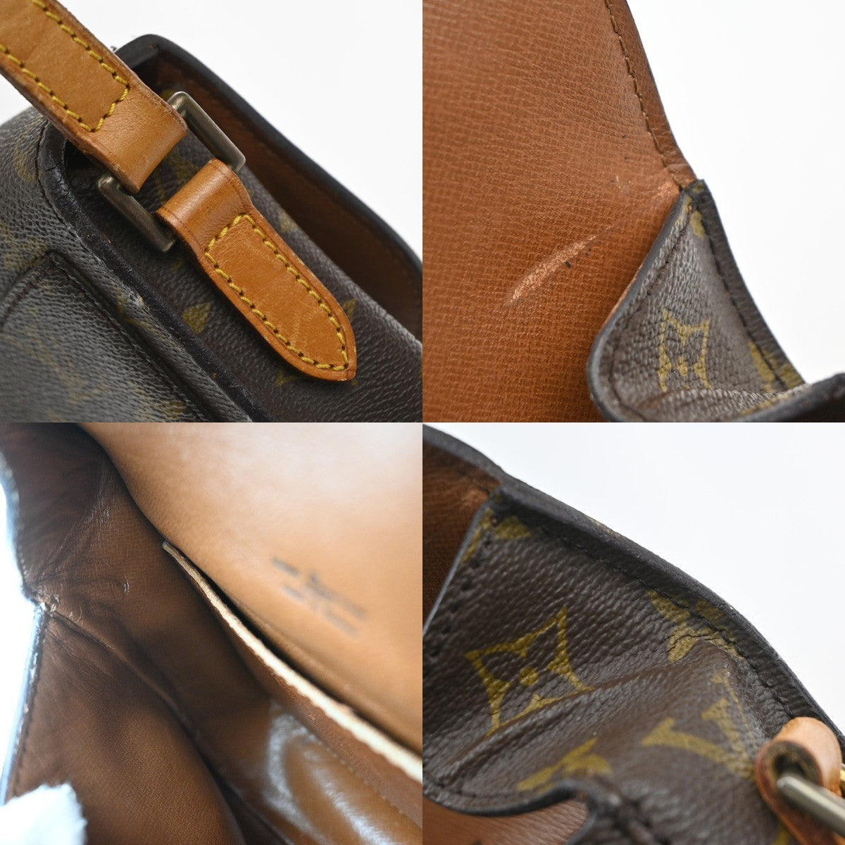 LOUIS VUITTON Mini Saint Cloud Shoulder Bag Monogram Leather BN M51244 35KP298