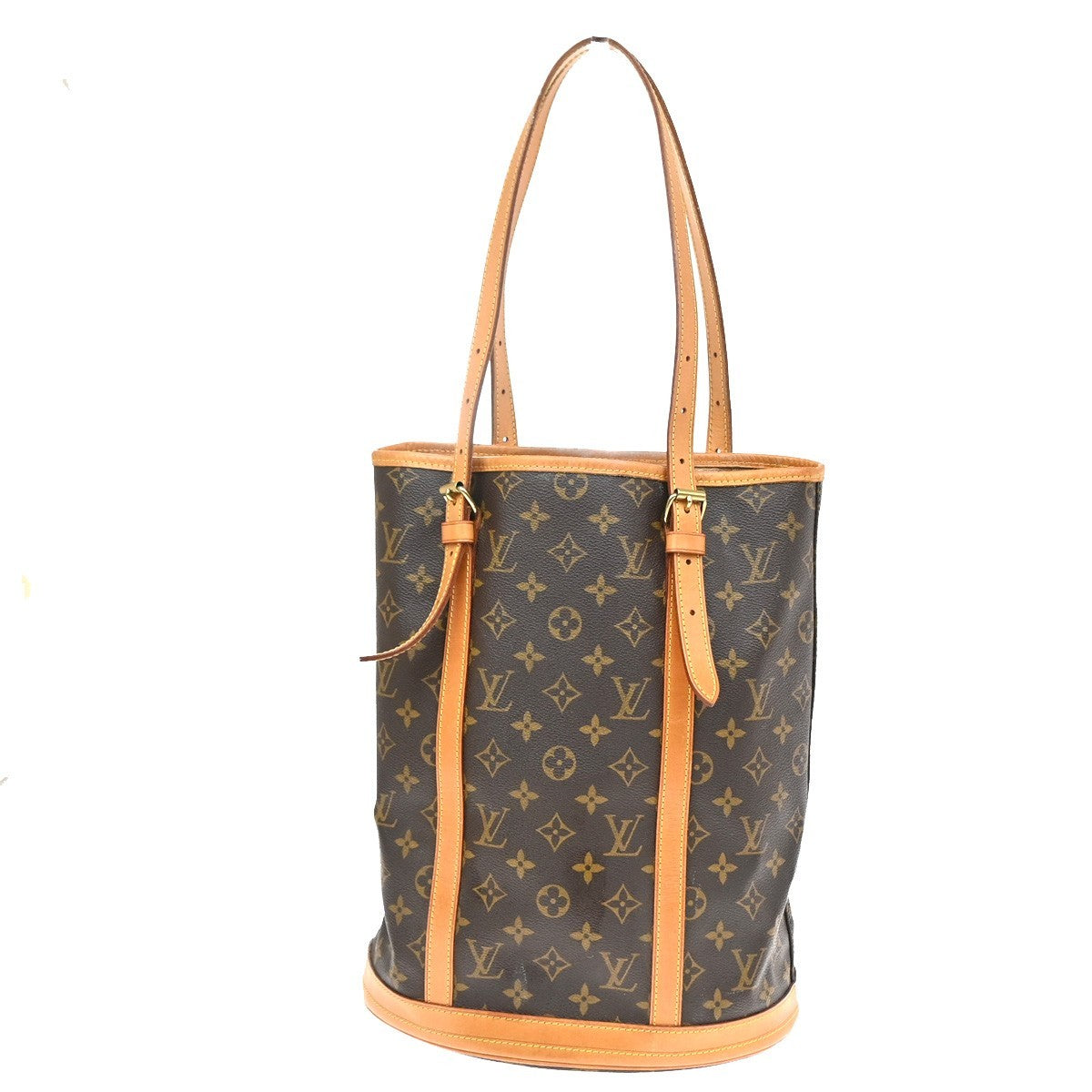 LOUIS VUITTON BUCKET GM Shoulder Tote Bag Monogram Leather USA M42236 31KD208