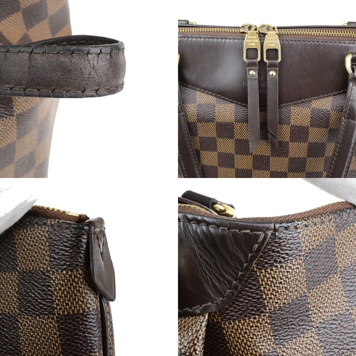 LOUIS VUITTON  Westminster GM Shoulder Bag Damier Ebene Leather N41103 73SJ586