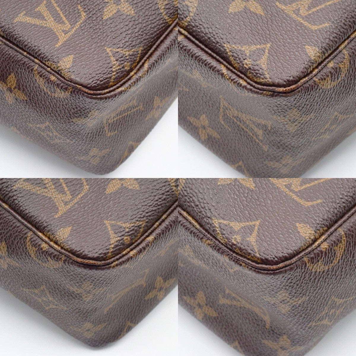 LOUIS VUITTON Trousse Toilette 28 Clutch Hand Bag Monogram Brown M47522 02AA195