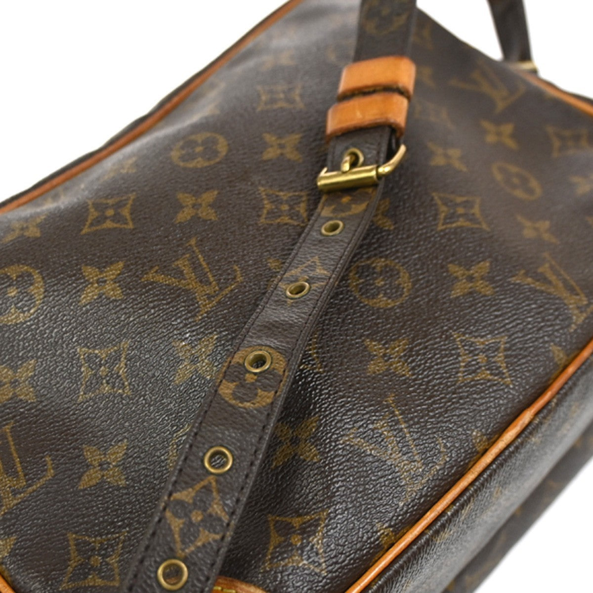 LOUIS VUITTON Nile Crossbody Shoulder Bag Monogram Leather Brown M45244 62CA813