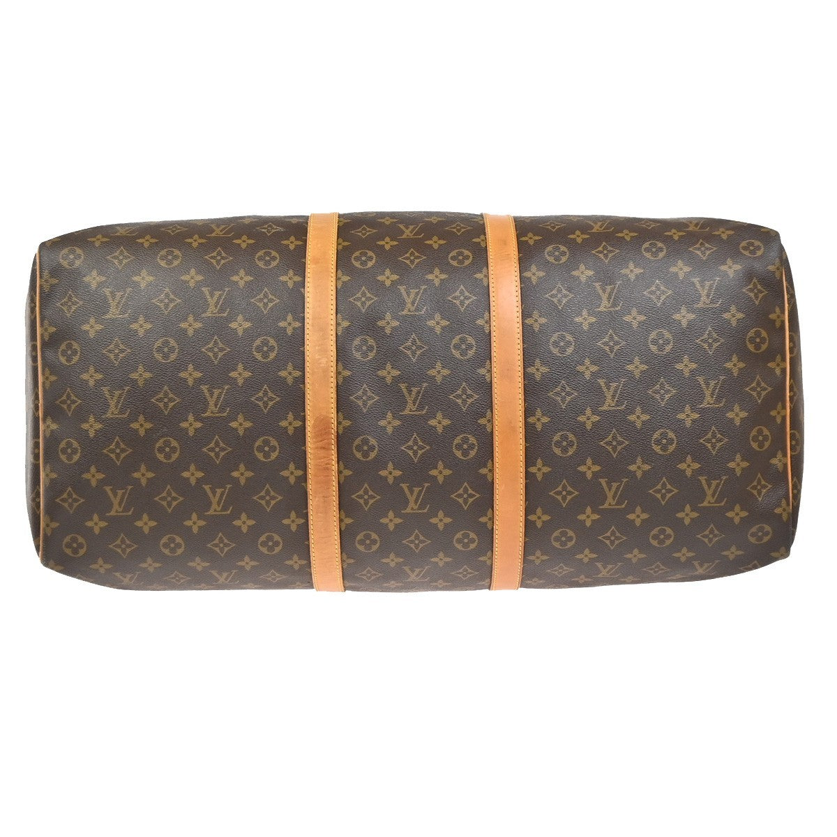 LOUIS VUITTON Keepall 60 Travel Hand Bag Monogram Leather Brown M41422 72YH893