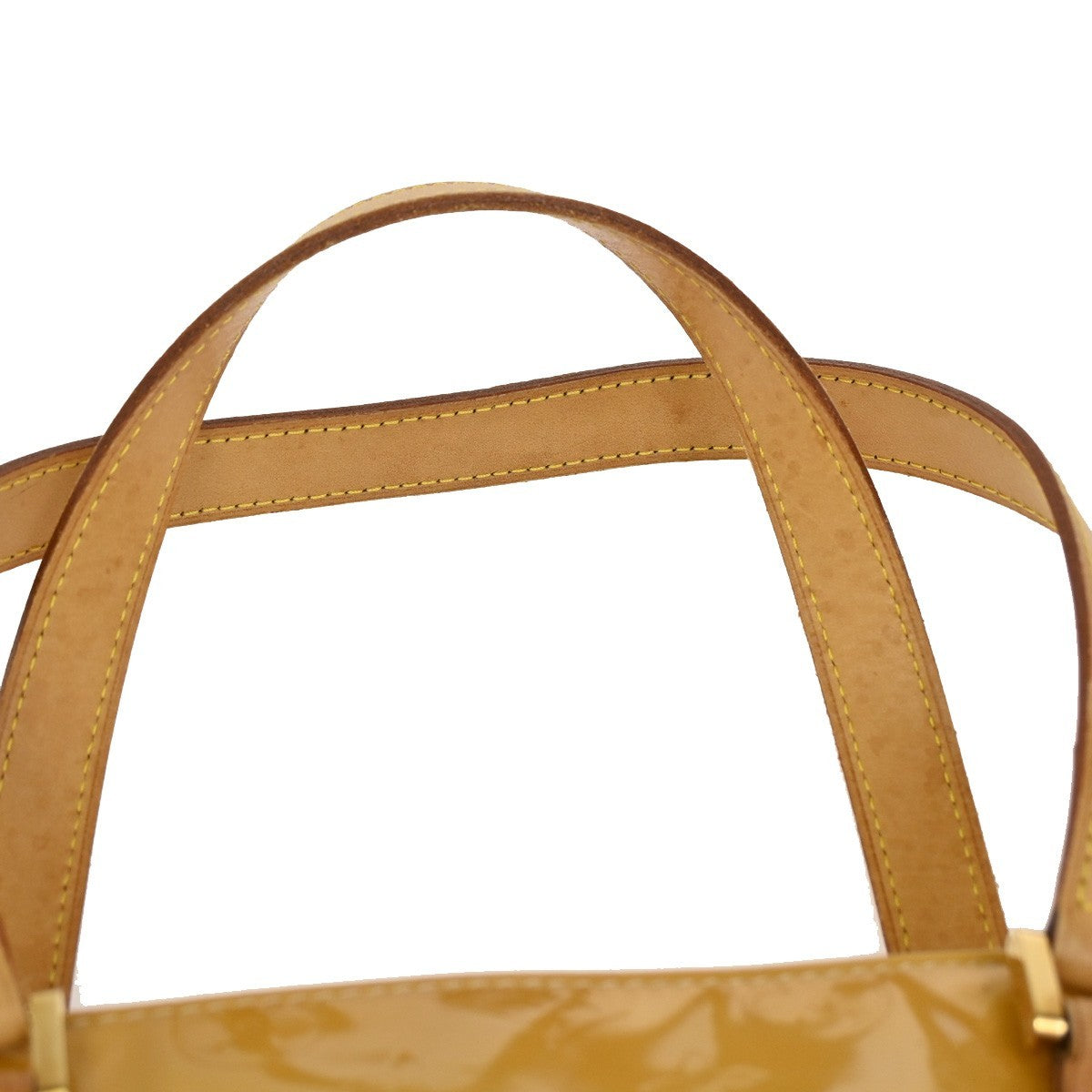 LOUIS VUITTON Houston Shoulder Bag Monogram Vernis Leather Yellow M91004 30DA081