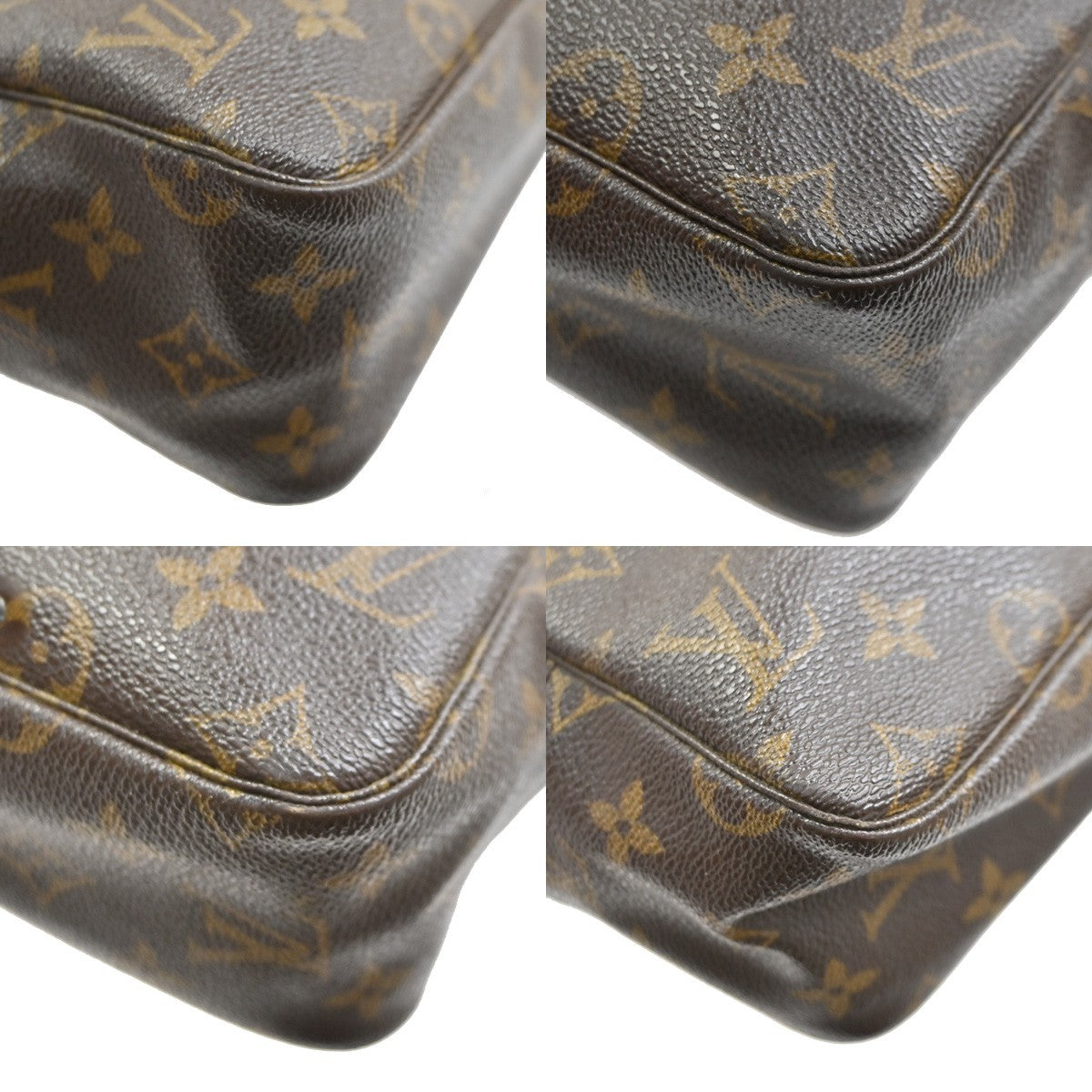 LOUIS VUITTON Trousse Toilette 28 Clutch Hand Bag Monogram Brown M47522 09SA055