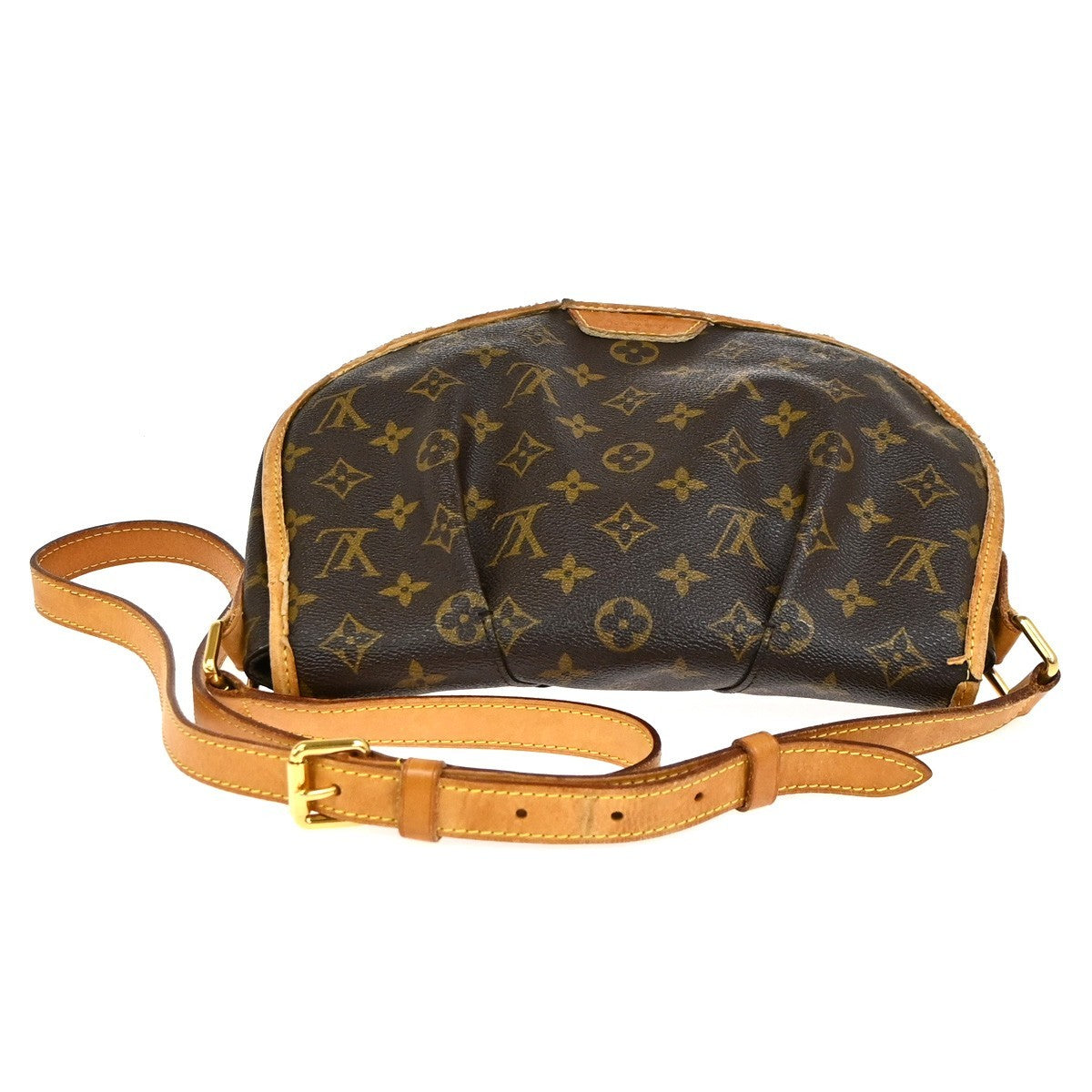 LOUIS VUITTON Menilmontant PM Shoulder Bag Monogram Leather BN M40474 66YJ073