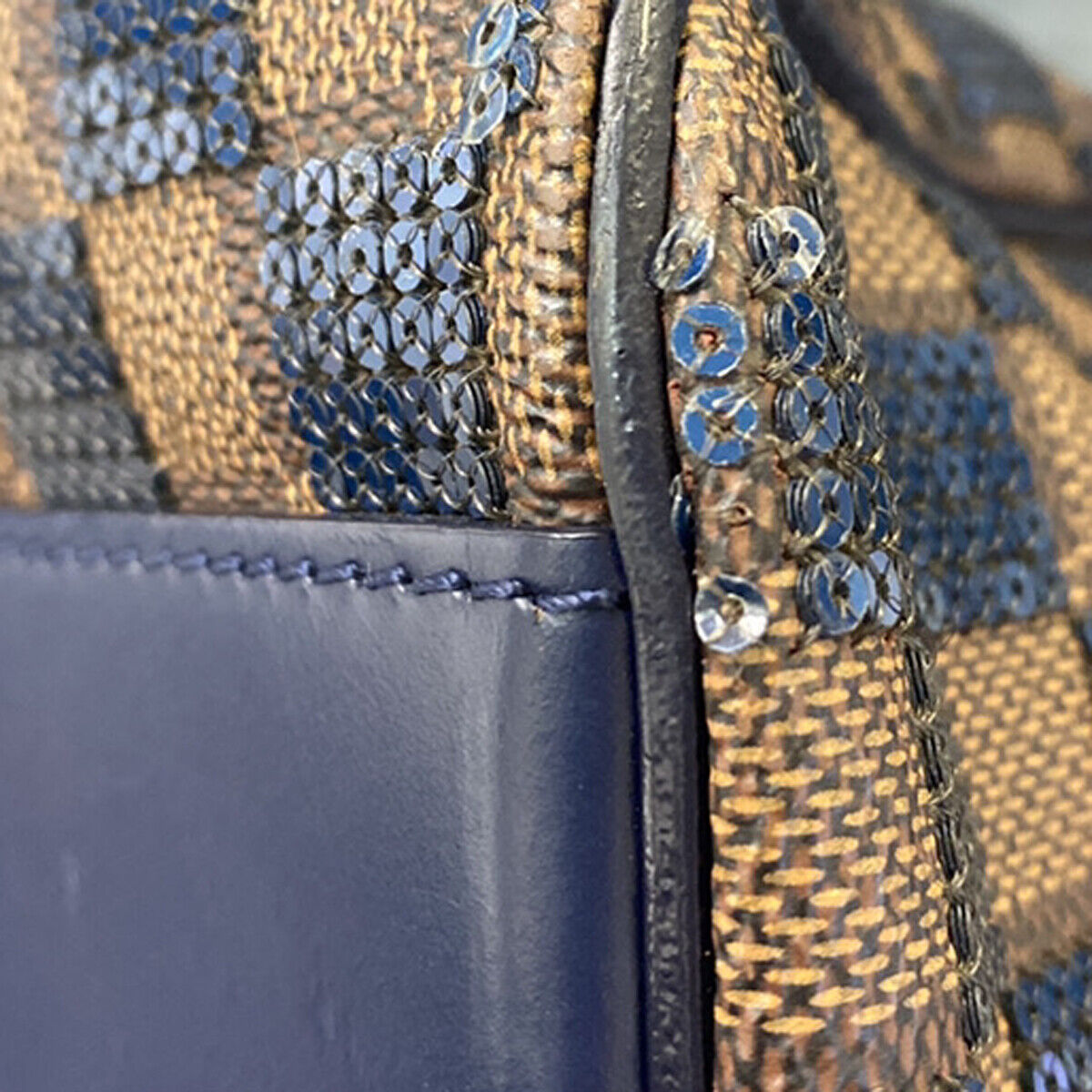 LOUIS VUITTON Speedy 30 Hand Bag Damier Paillettes Leather BN N41261 610RK730