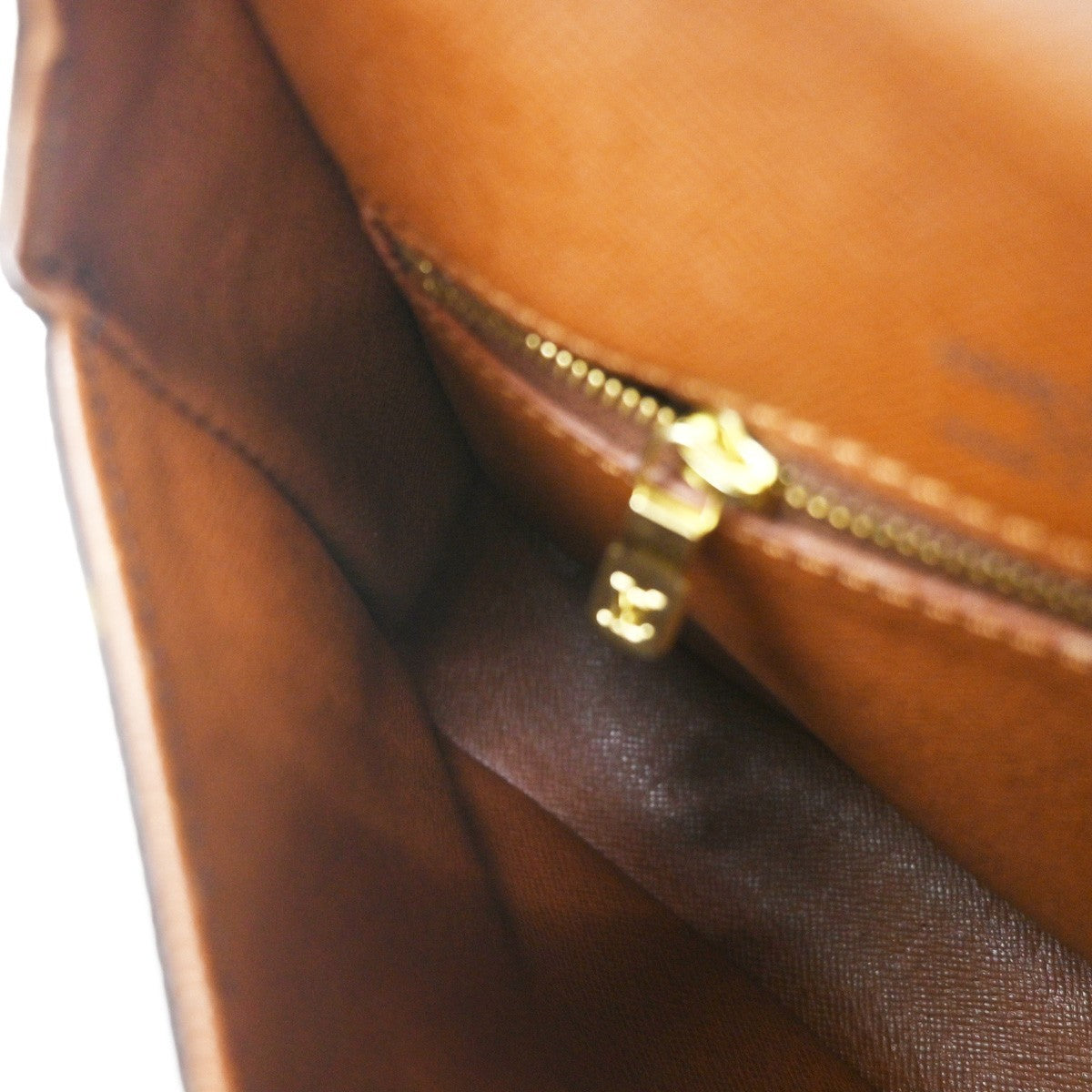 LOUIS VUITTON Saint Cloud MM Shoulder Bag Monogram Leather Brown M51243 80EF865