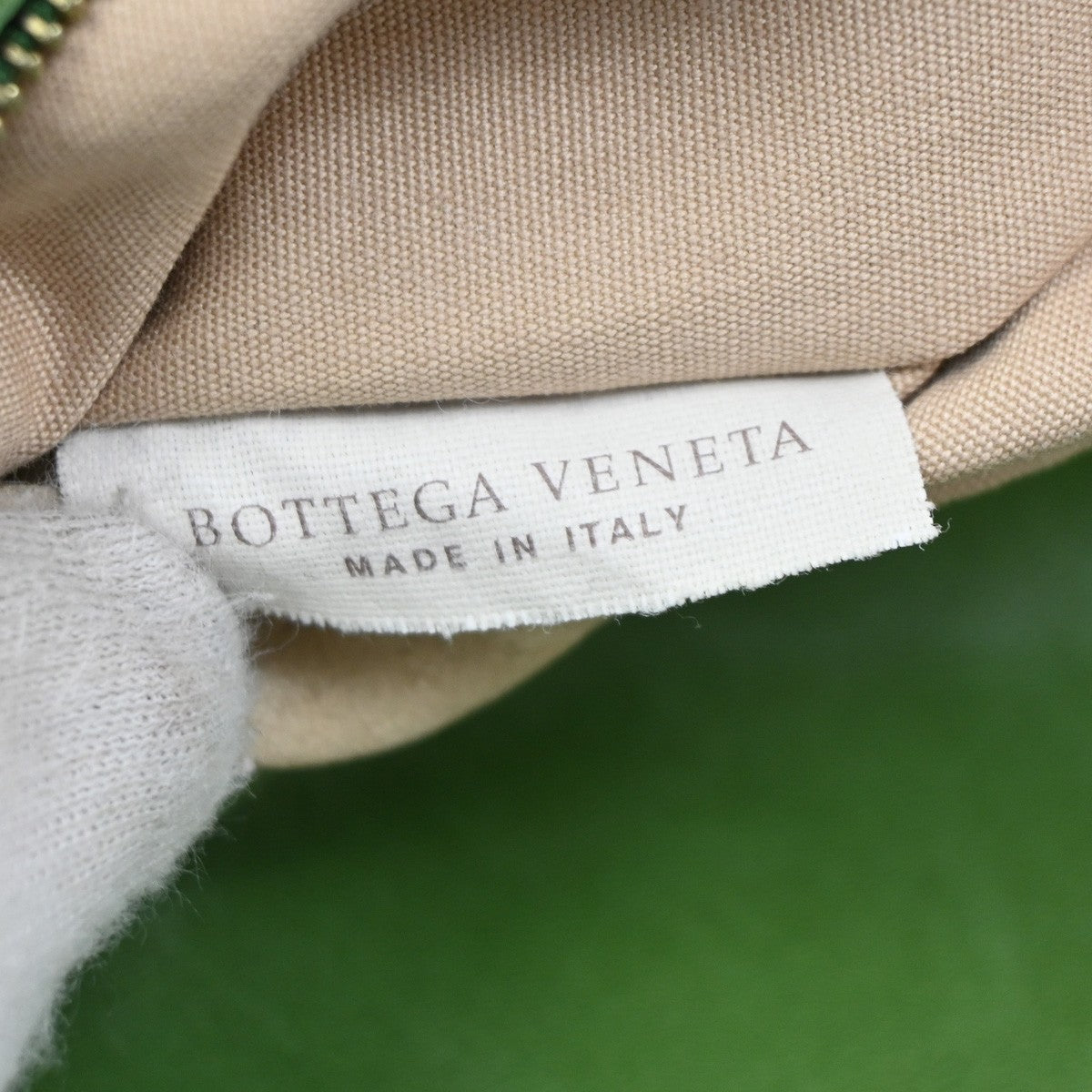 BOTTEGA VENETA Logo Nappa Intrecciato Shoulder Bag Leather Green Italy 11RL624