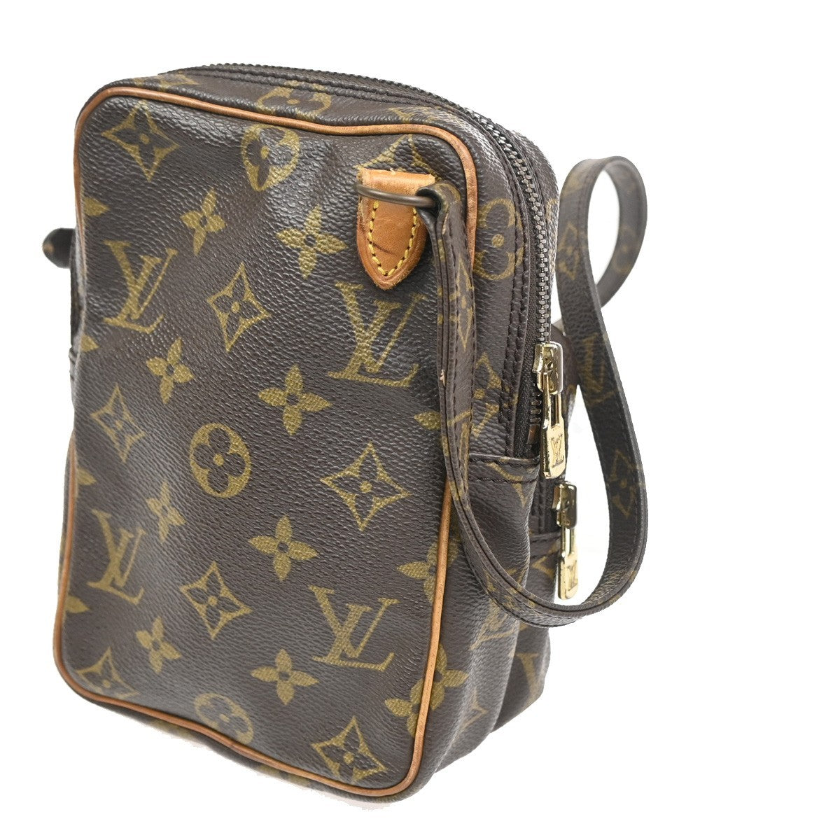 LOUIS VUITTON Mini Amazon Shoulder Bag Monogram Leather Brown M45238 31KC520