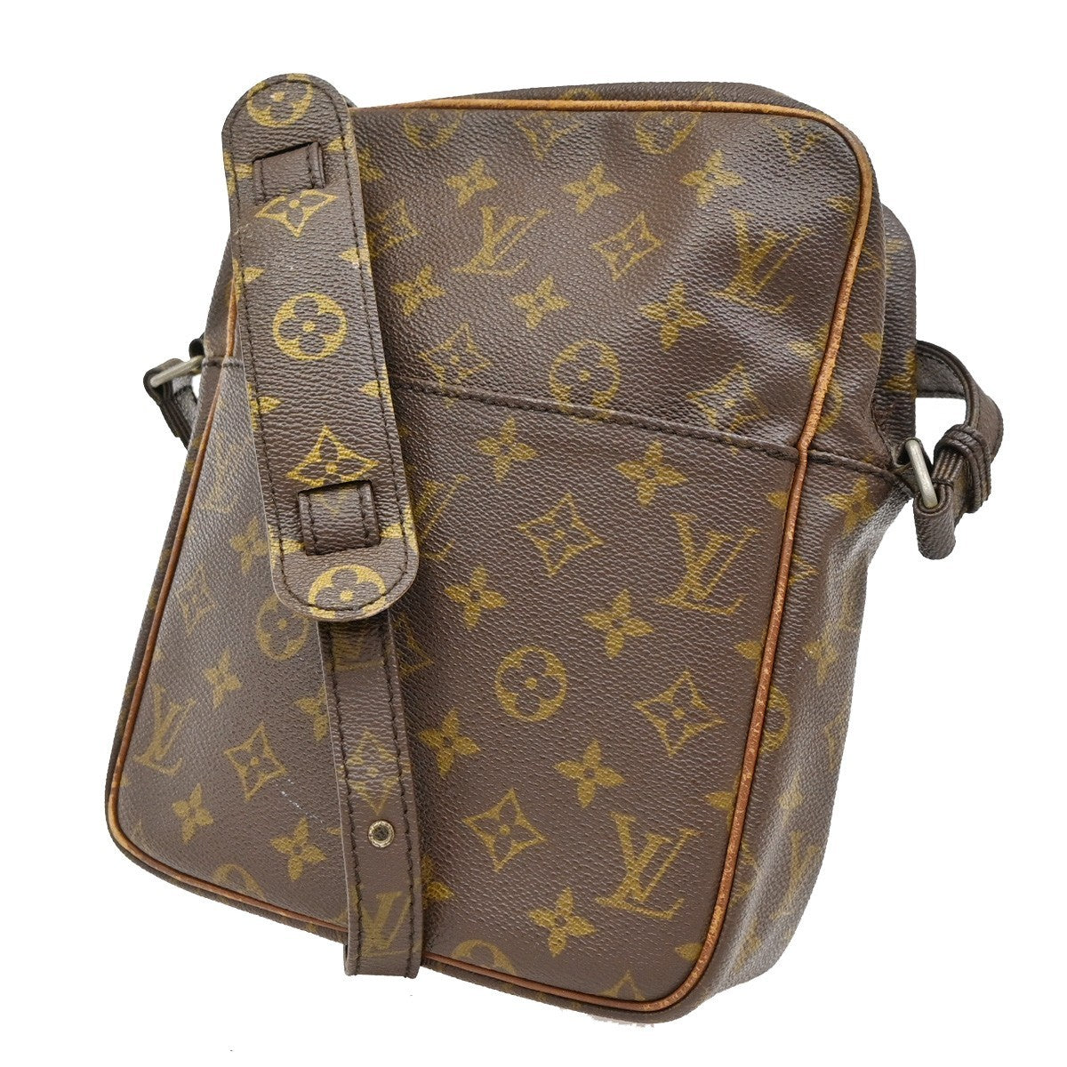 LOUIS VUITTON Petit Marceau Shoulder Bag Monogram Leather Brown M40264 04KB525
