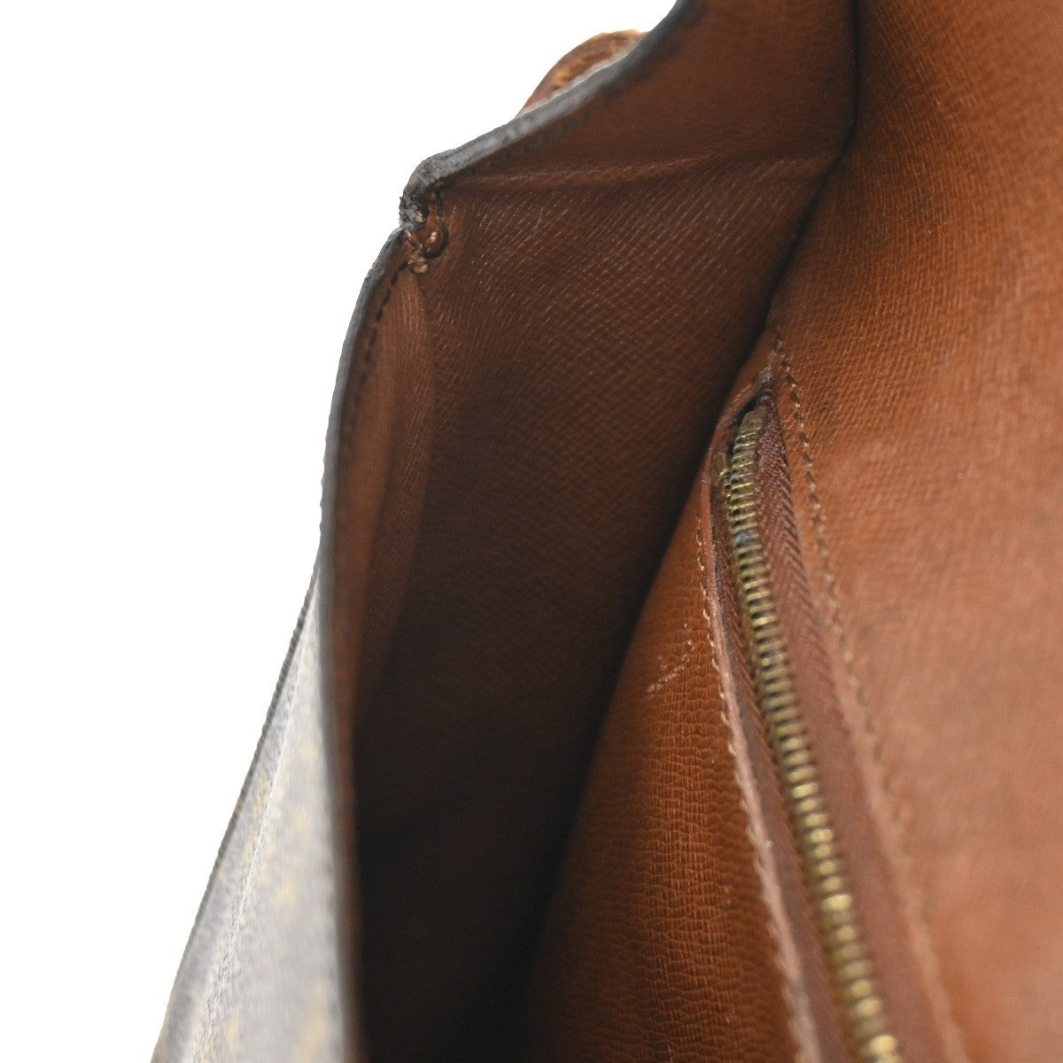 LOUIS VUITTON Saint Cloud GM Shoulder Bag Monogram Leather Brown M51242 39CA330