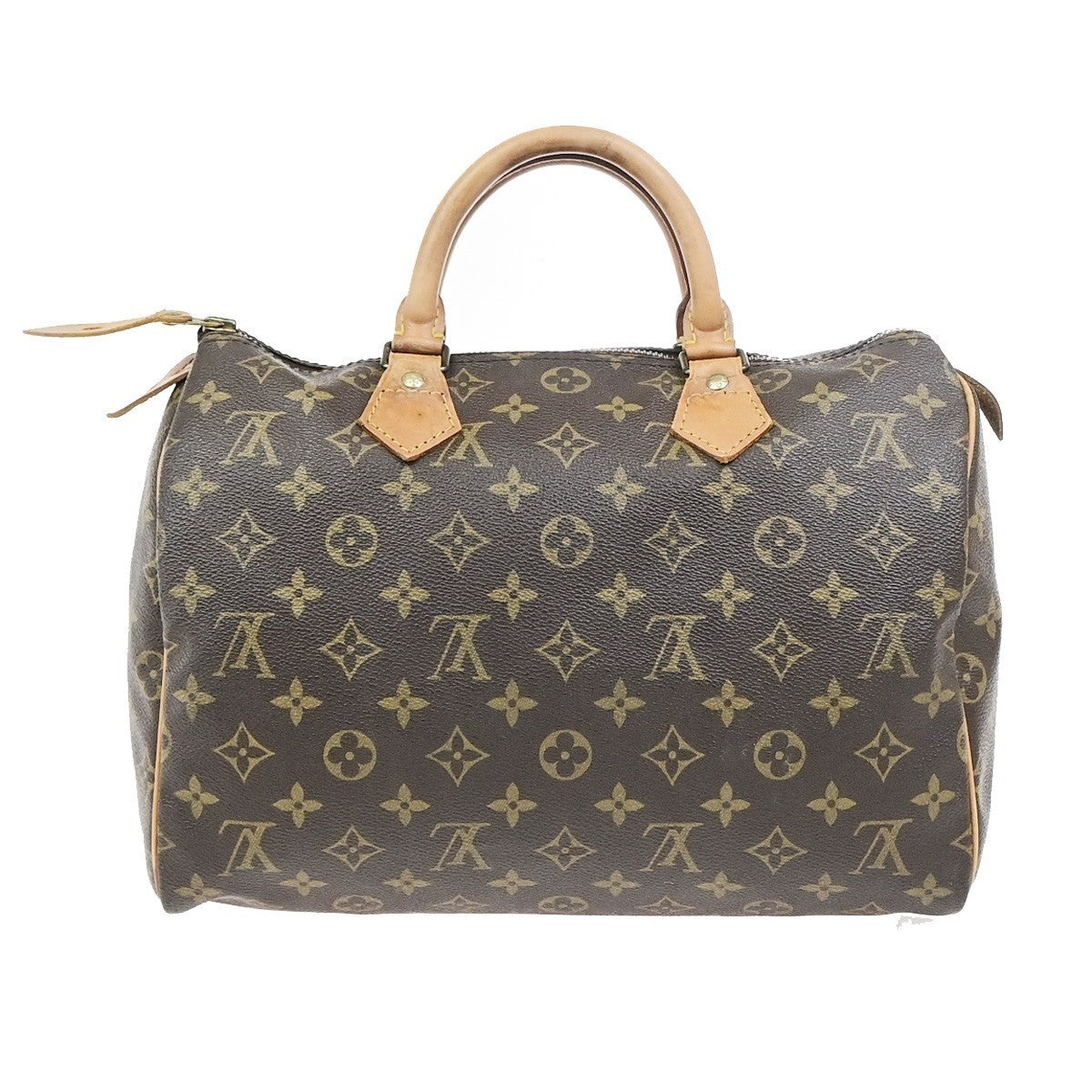 LOUIS VUITTON Speedy 30 Travel Hand Bag Monogram Leather Brown M41526 20KD153