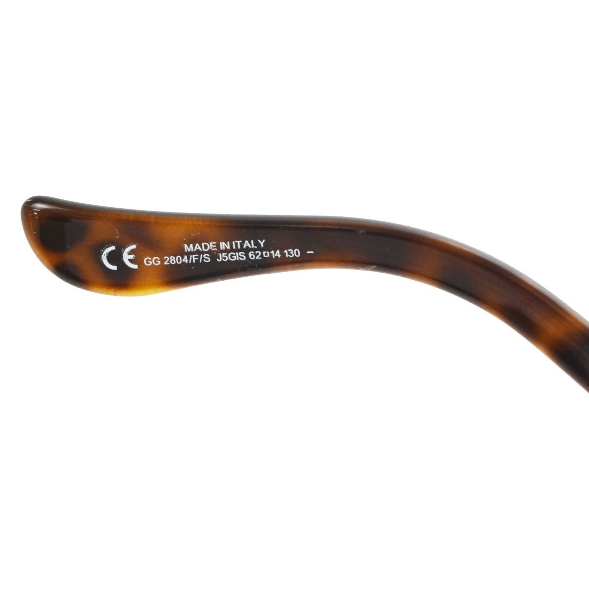 GUCCI GG Sunglasses GG 2804/F/S/ Eye Were Plastic Metal Black Brown 07TA617