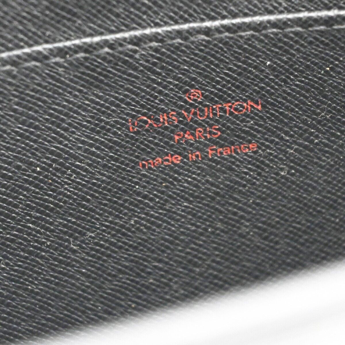 LOUIS VUITTON LV Pochette Homme Clutch Hand Bag Epi Leather Black M52522 05EA867