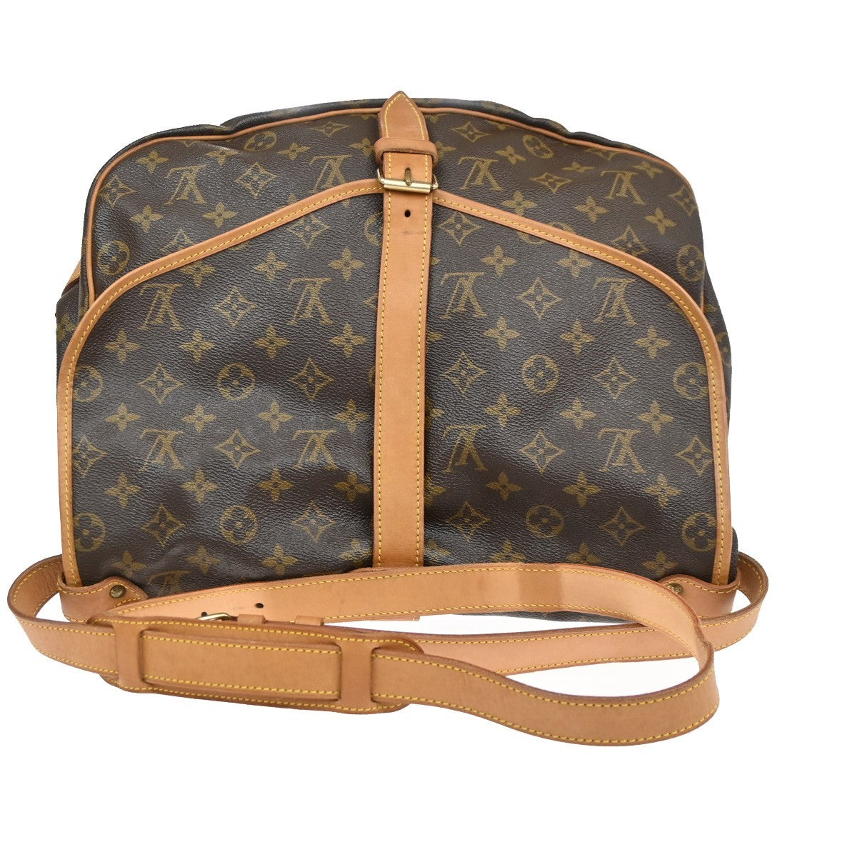 LOUIS VUITTON Saumur 35 Shoulder Bag Monogram Leather BN France M42254 11TA651