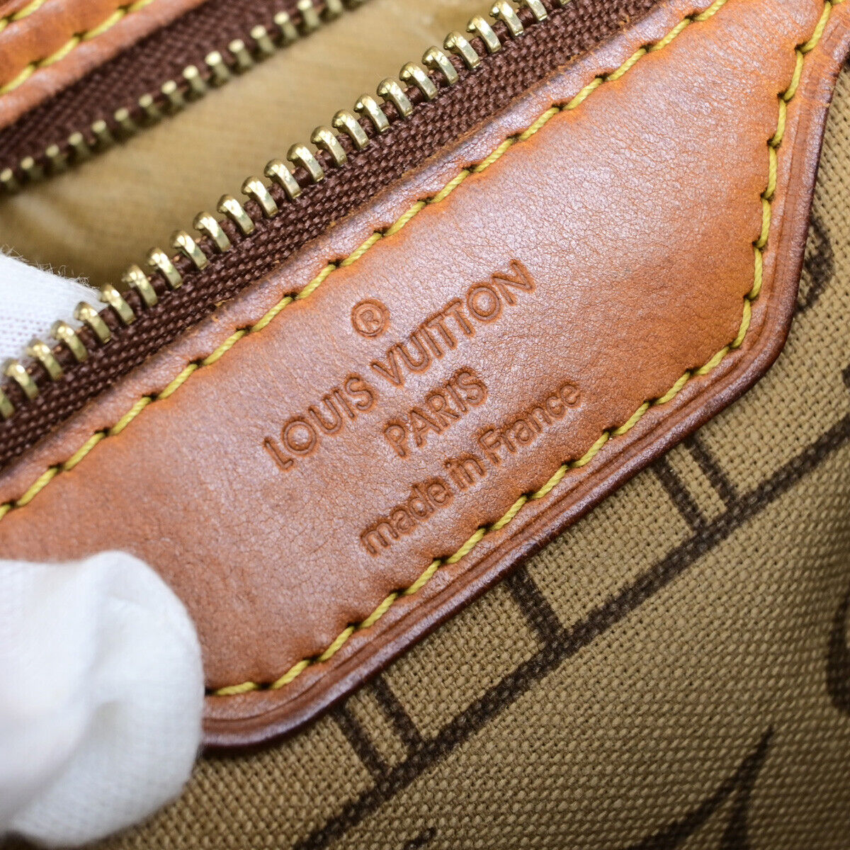 LOUIS VUITTON Neverfull PM Shoulder Tote Bag Monogram Leather BN M40155 18SJ452