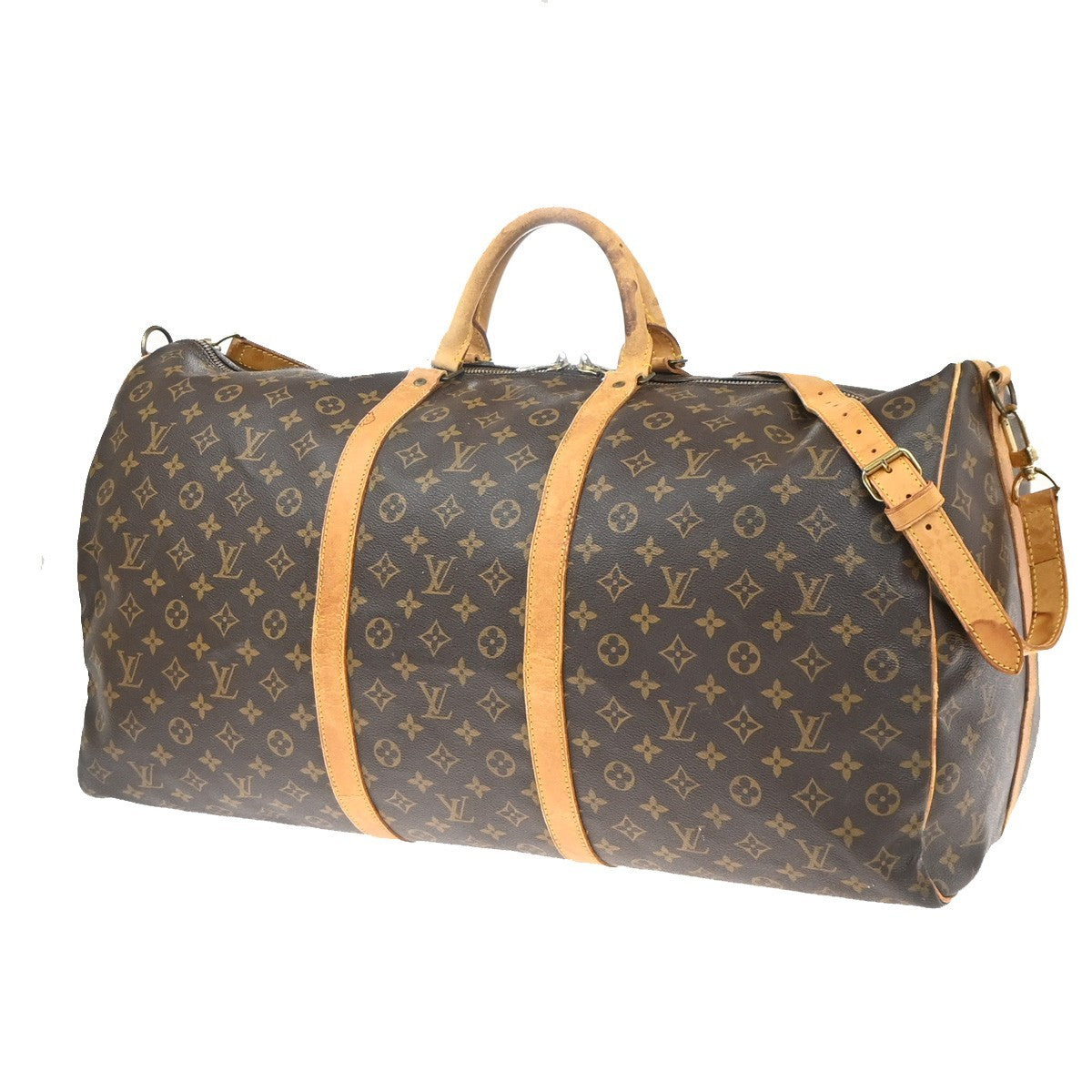 LOUIS VUITTON Keepall Bandouliere 60 2Way Hand Bag Monogram Brown M41412 11YH929