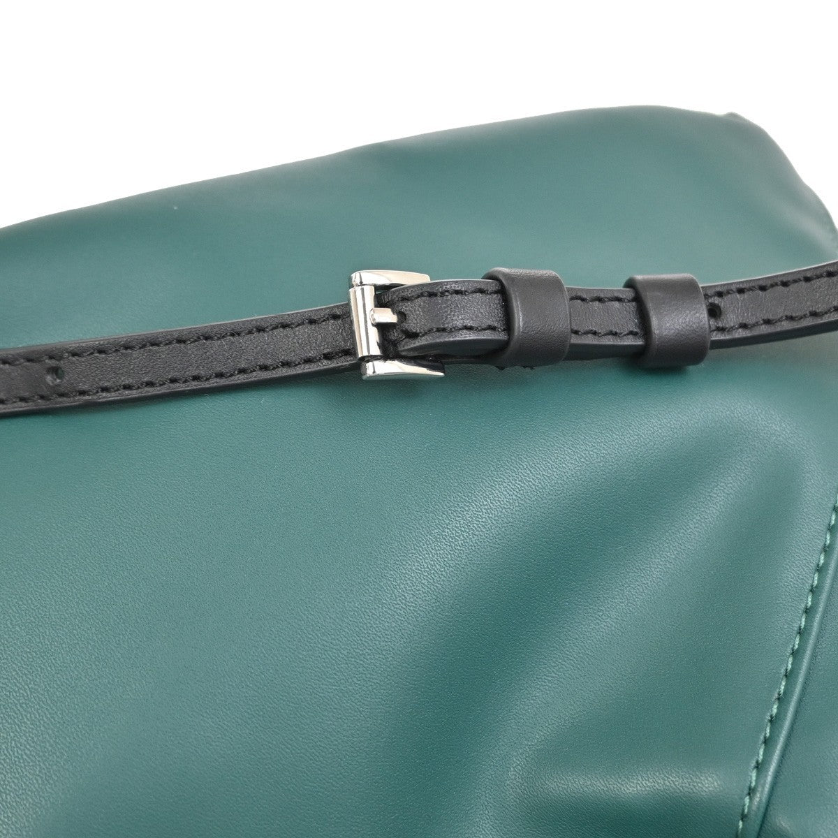 Maison Margiela Logo MM6 Mini Crossbody Shoulder Bag Leather Green 30YJ026