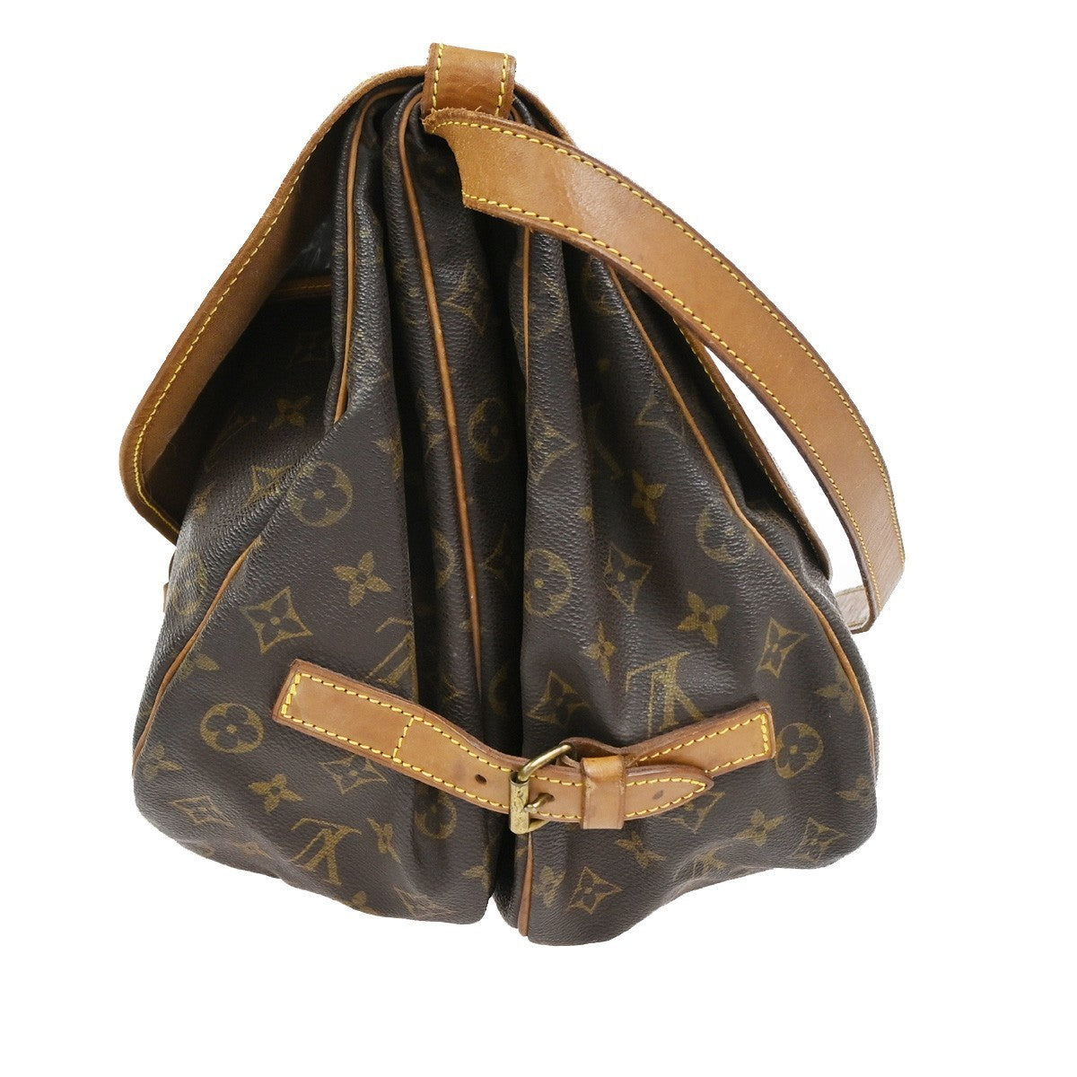 LOUIS VUITTON Saumur 35 Shoulder Bag Monogram Leather BN France M42254 87CA898