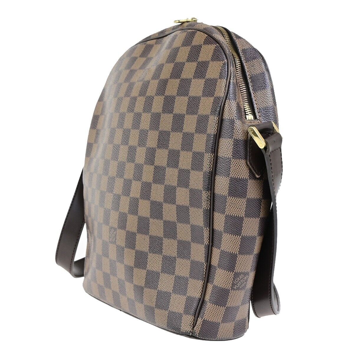 LOUIS VUITTON Ipanema GM Shoulder Bag Damier Ebene Leather Brown N51292 37EC922