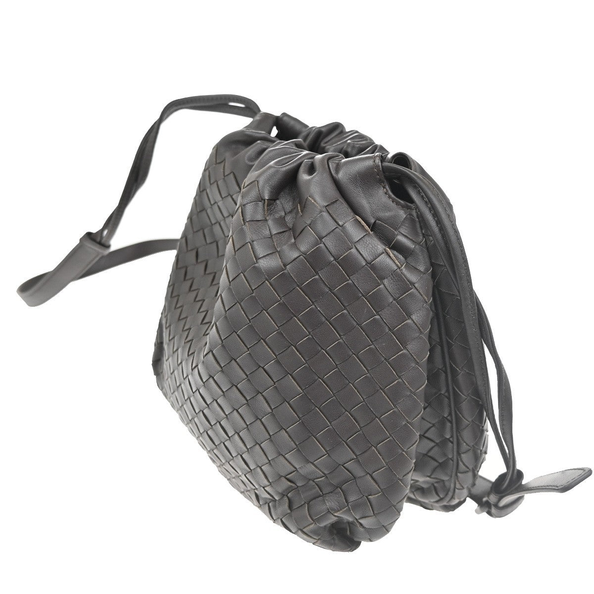 BOTTEGA VENETA Intrecciato Shoulder Bag Leather Brown Italy 245590 53RL672