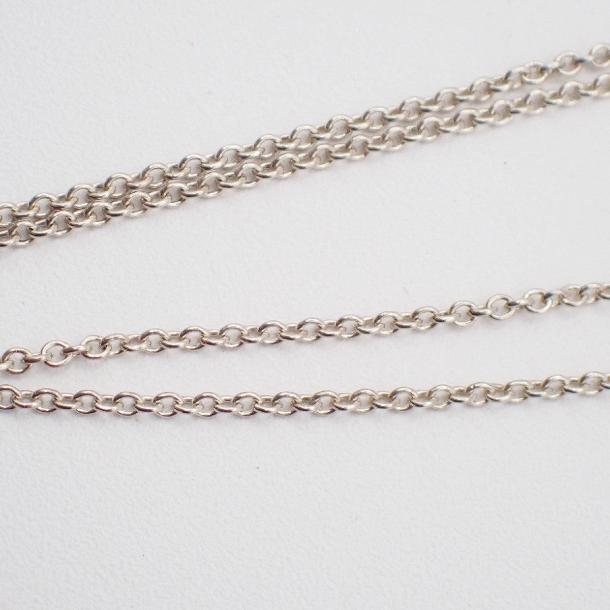 Tiffany & Co. Logo 1837 Circle Chain Necklace Pendant Silver Ag 925 02KC761